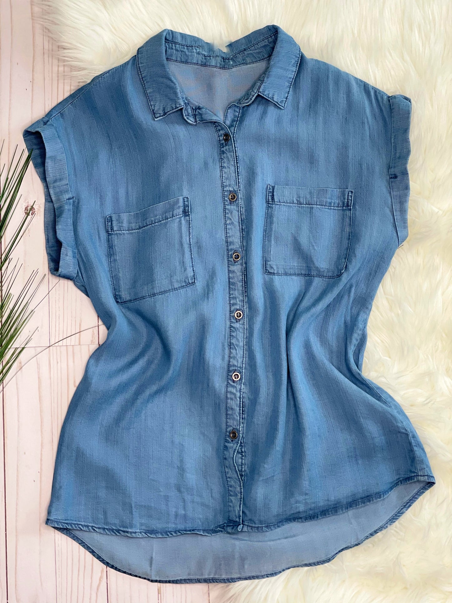 Patricia Denim Top