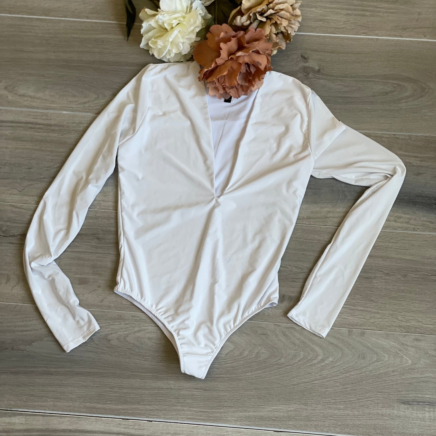 Gianna Bodysuit - White