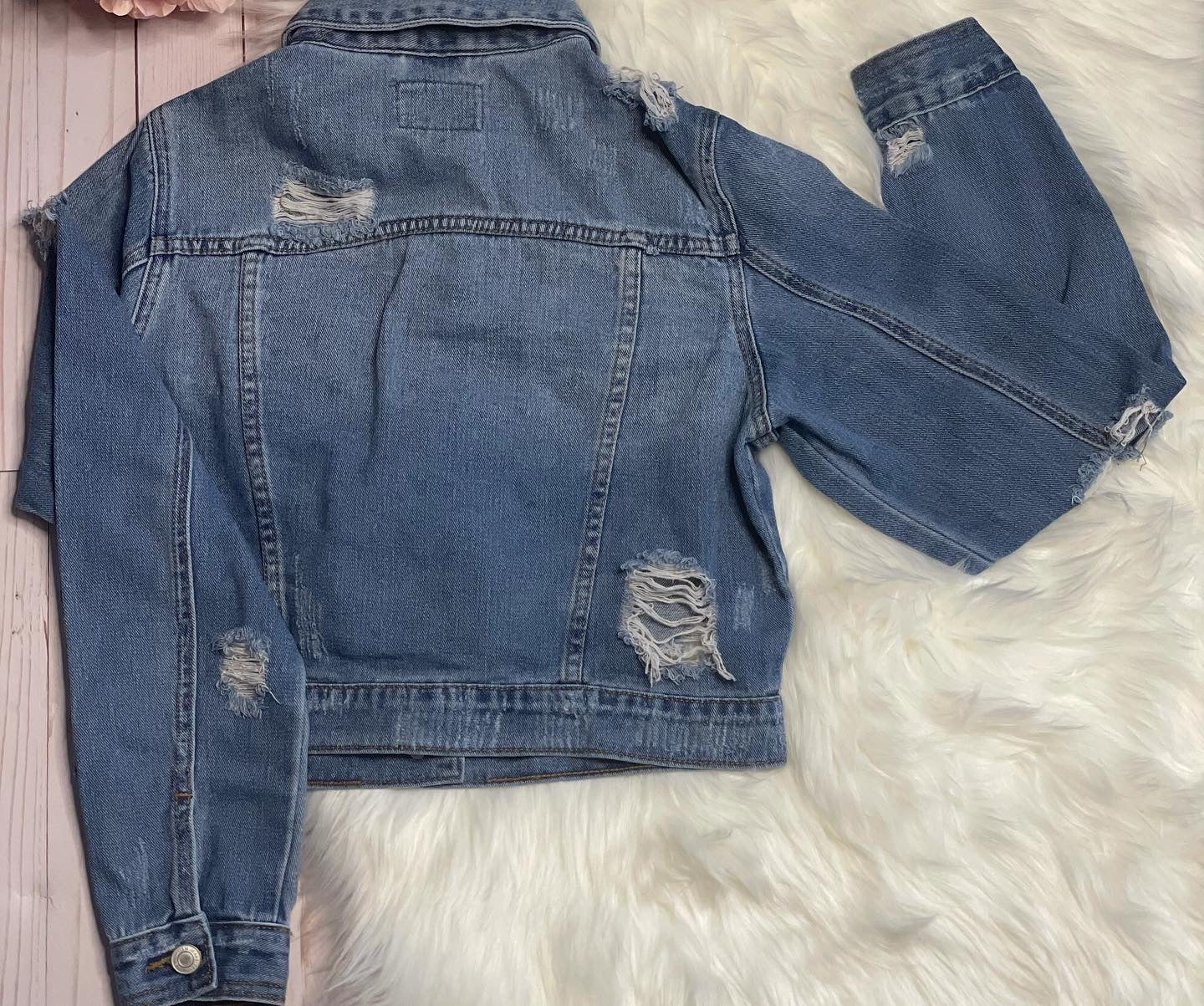 Danira Distressed Jean Jacket