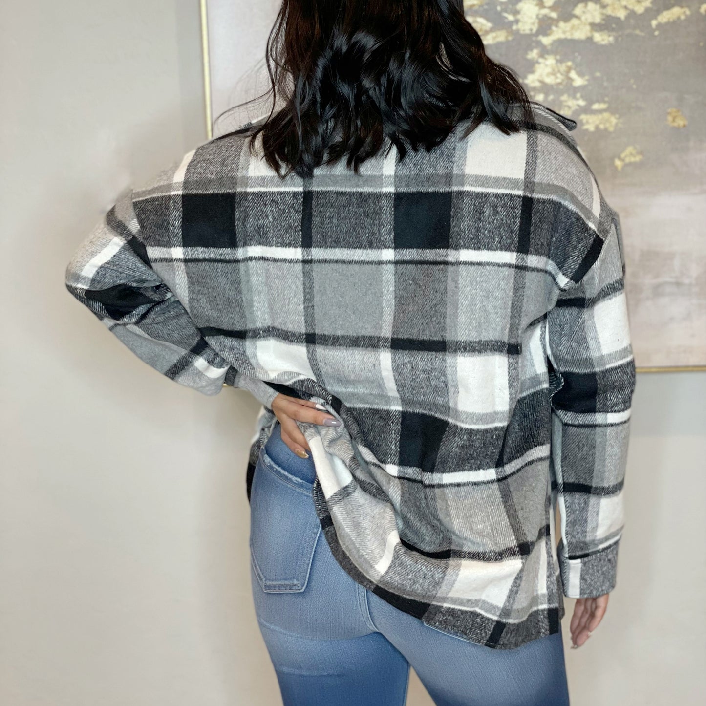 Faby Flannel Top