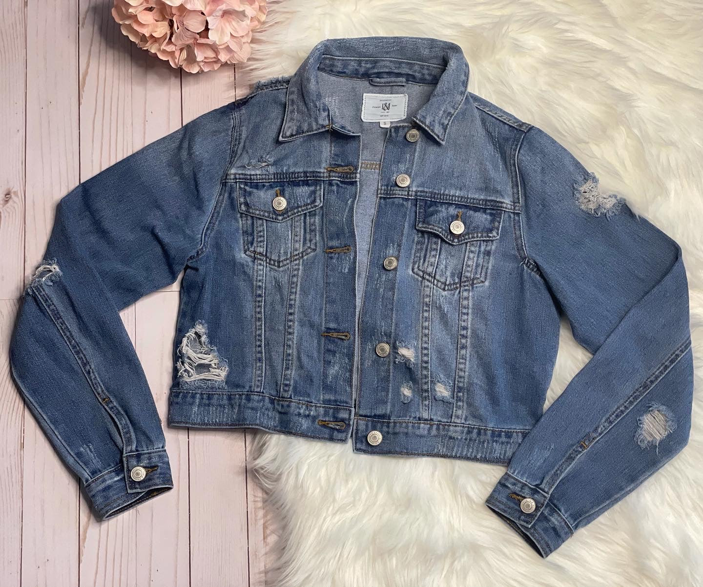 Danira Distressed Jean Jacket